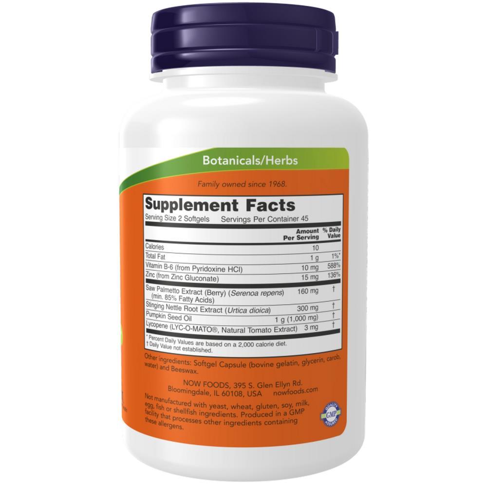 Prostate Support Now Foods 90 Capsules