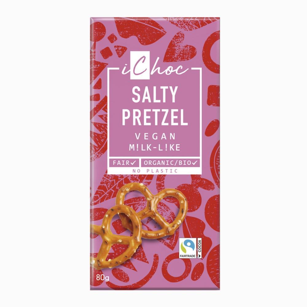 Chocolate With Pretzel Pieces Ichoc 80g