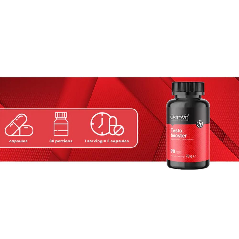 Testo Booster Ostrovit 90 Cápsulas