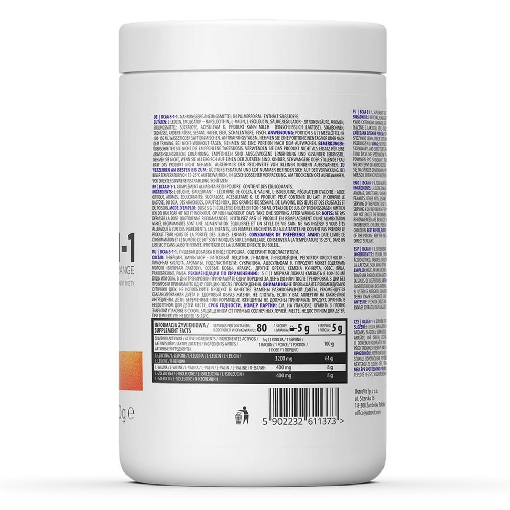BCAA 8-1-1 Sabor Laranja Ostrovit 400 g