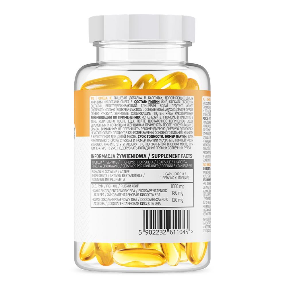 Omega 3 1000mg Ostrovit 90 Cápsulas