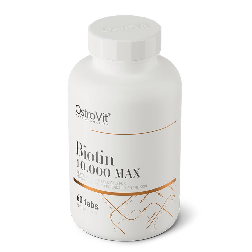 Biotina 10.000 MAX Ostrovit 60 Comprimidos