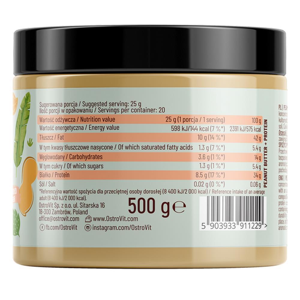 Manteiga de Amendoim + Proteína Ostrovit 500g