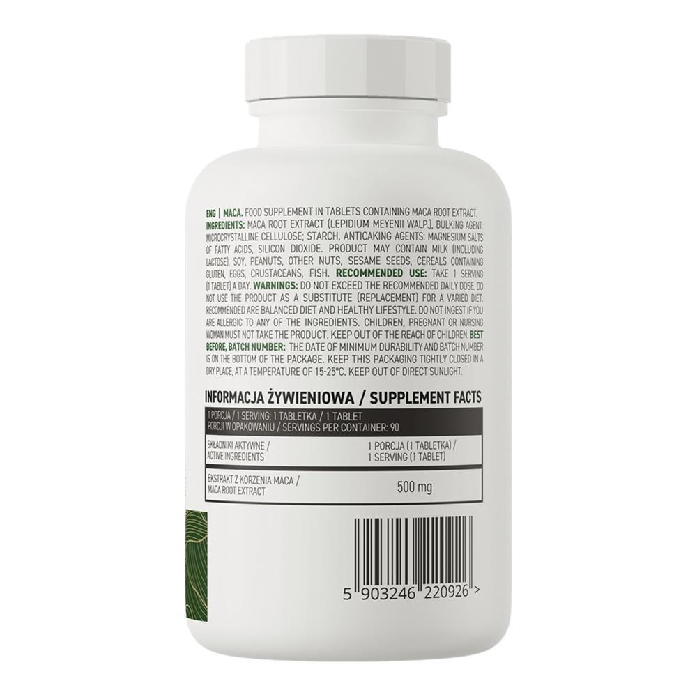 Maca 500mg Ostrovit 90 Tablets