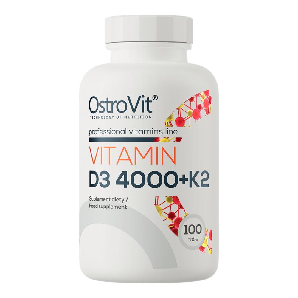 Vitamina D3 4000 IU + K2 Ostrovit 100 Comprimidos