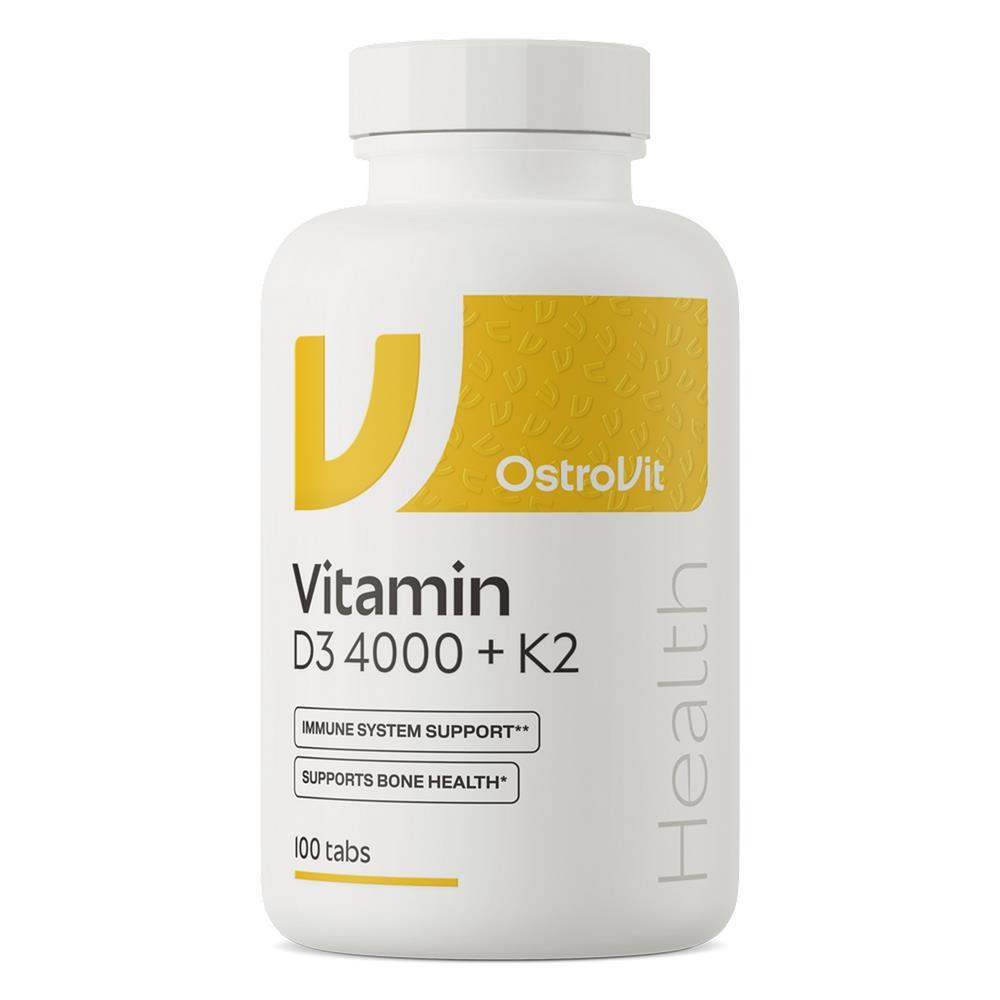 Vitamin D3 4000 IU + K2 Ostrovit 100 Tablets
