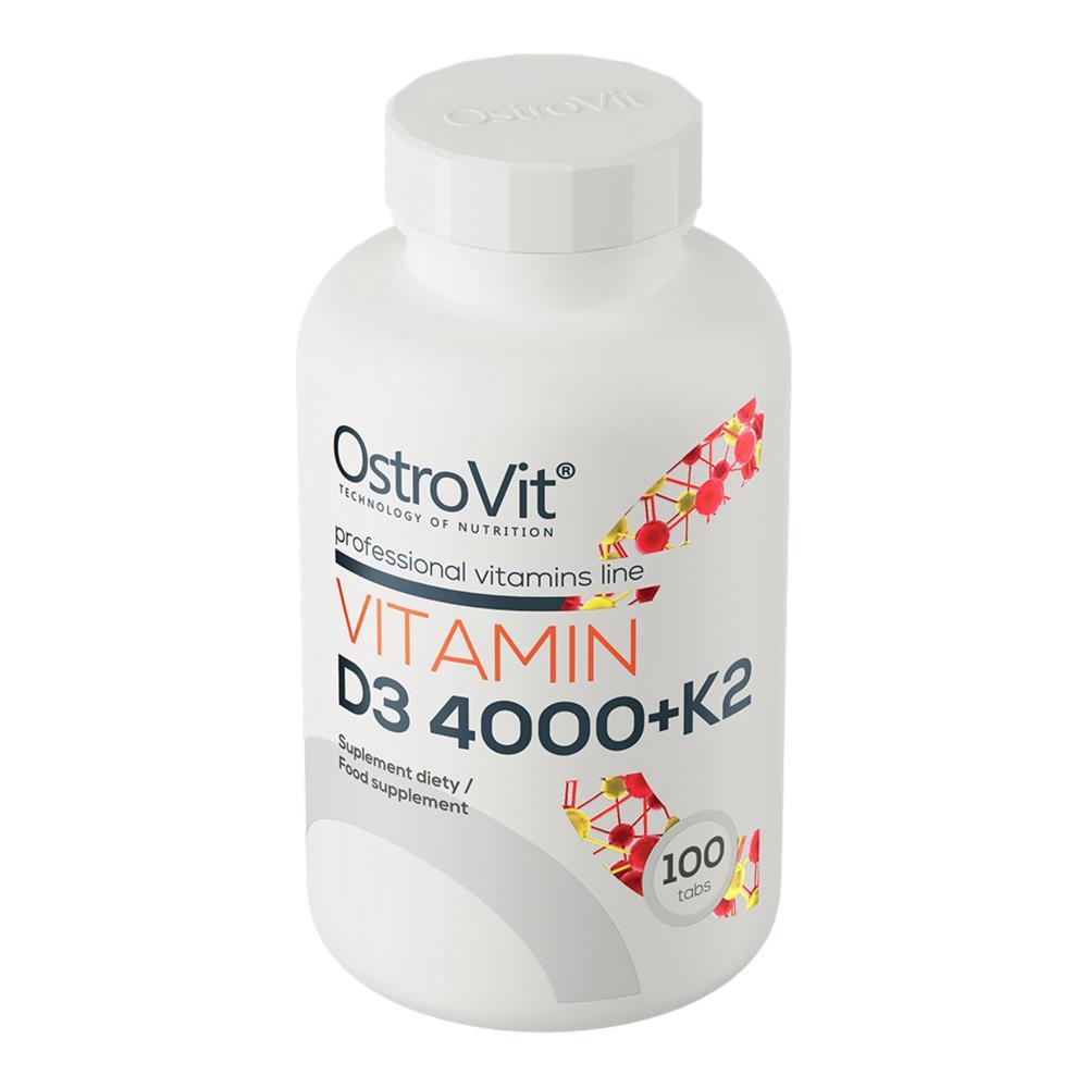 Vitamina D3 4000 IU + K2 Ostrovit 100 Comprimidos