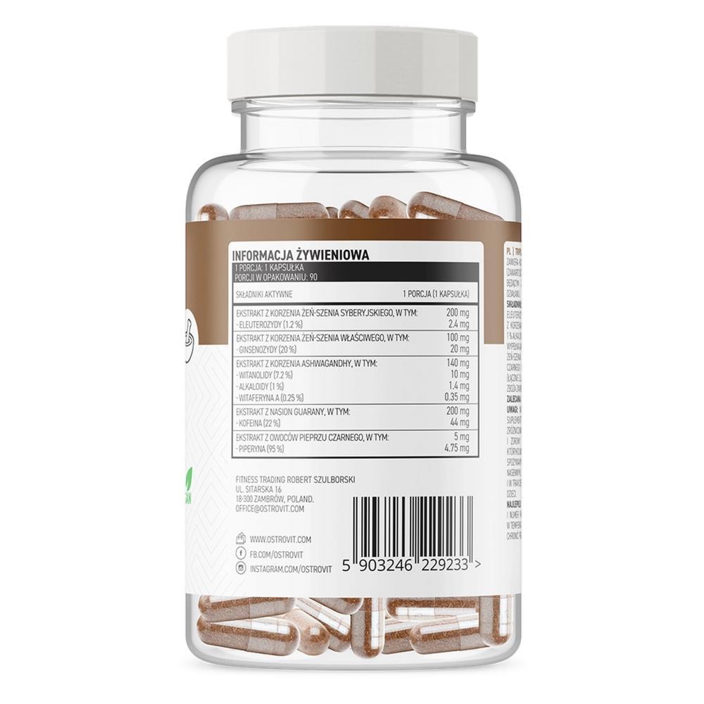 Triple Ginseng Ostrovit 90 Cápsulas