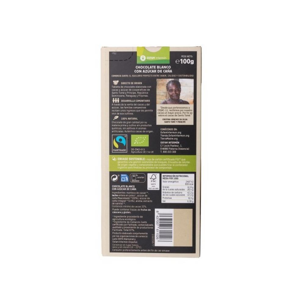 Chocolate Branca Com Açúcar De Cana Bio Tierra Madre 100g