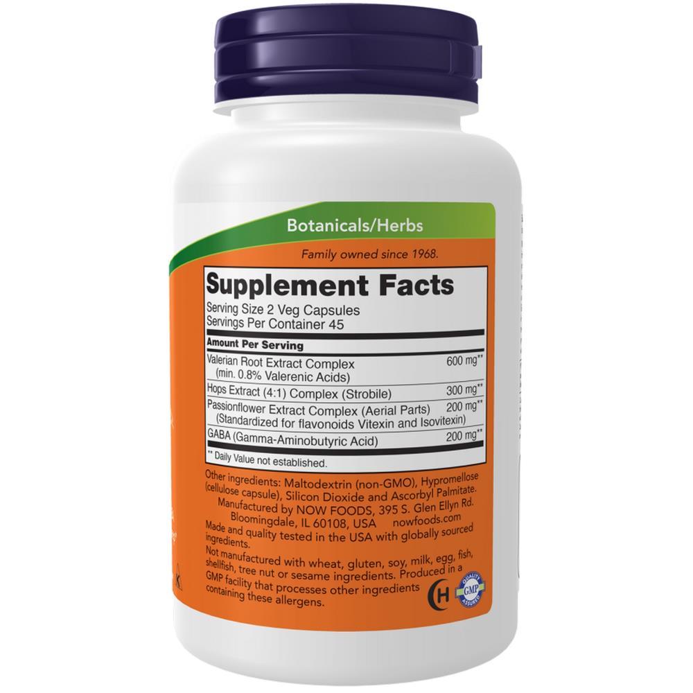 Sleep Now Foods 90 Cápsulas Vegetais
