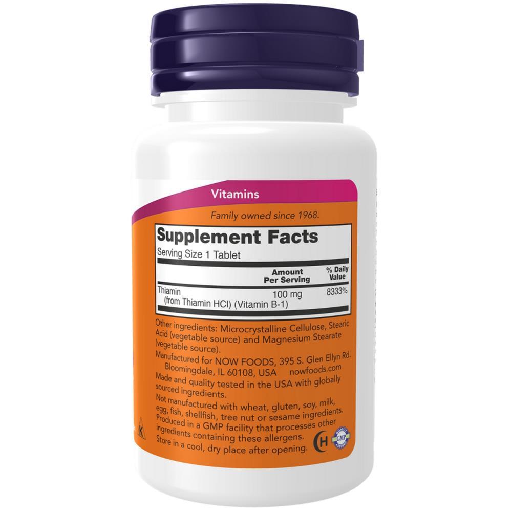 Vitamina B-1 100mg 100 Cápsulas