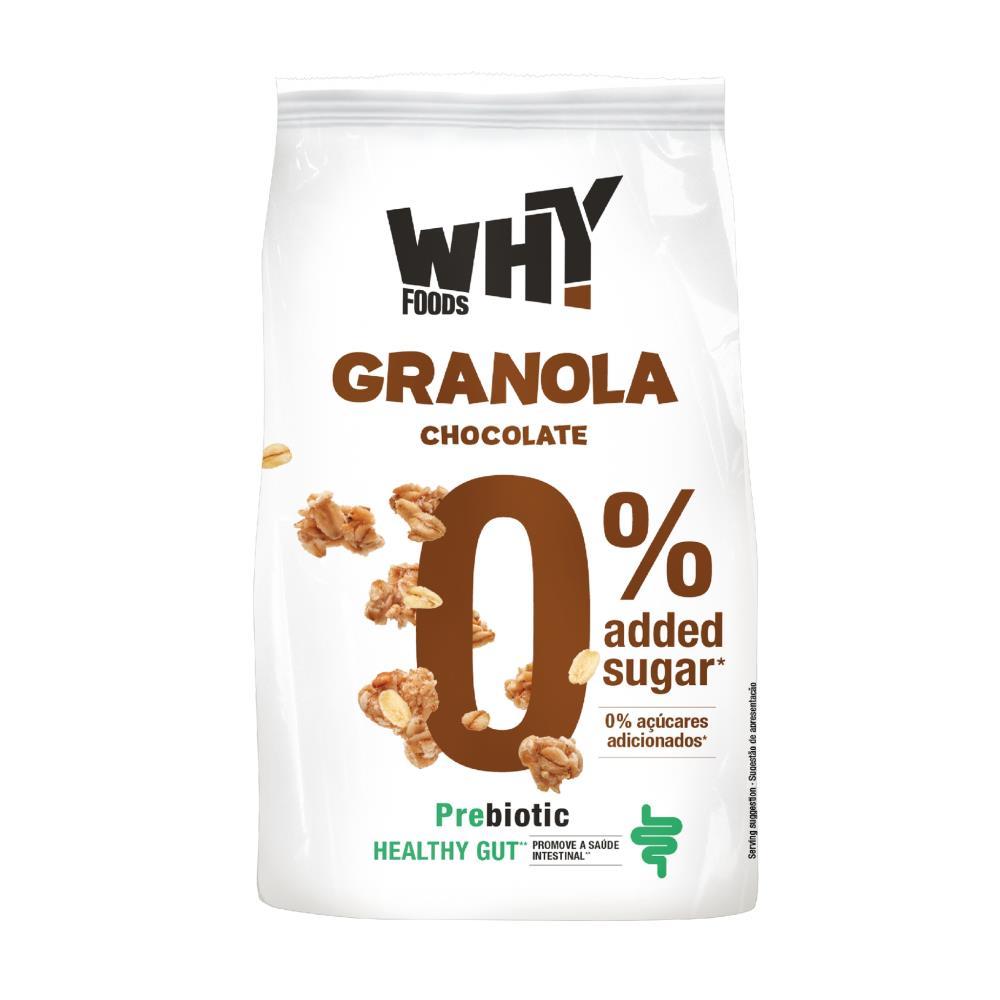 Granola Chocolate 0% Açúcares Why Foods 300g