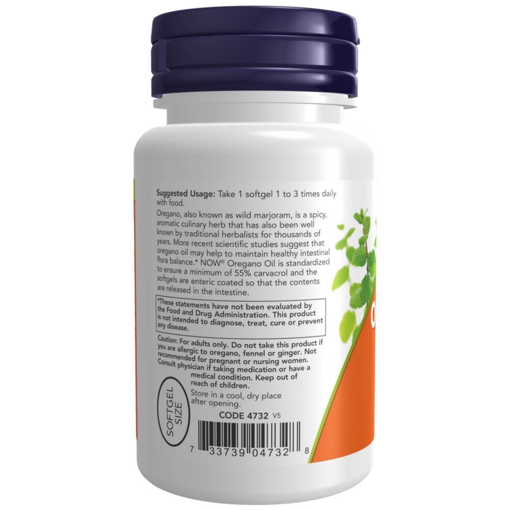 Oregano Oil Now Foods 90 Cápsulas