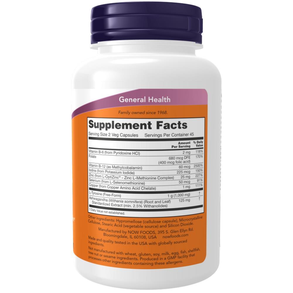 Thyroid Energy Now Foods 90 Cápsulas