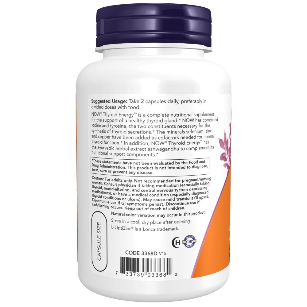 Thyroid Energy Now Foods 90 Cápsulas