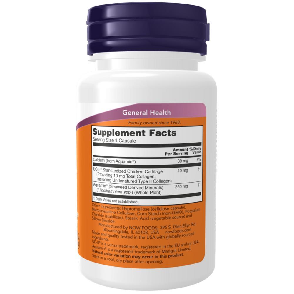 UC-II Type II Collagen Now Foods 60 Cápsulas