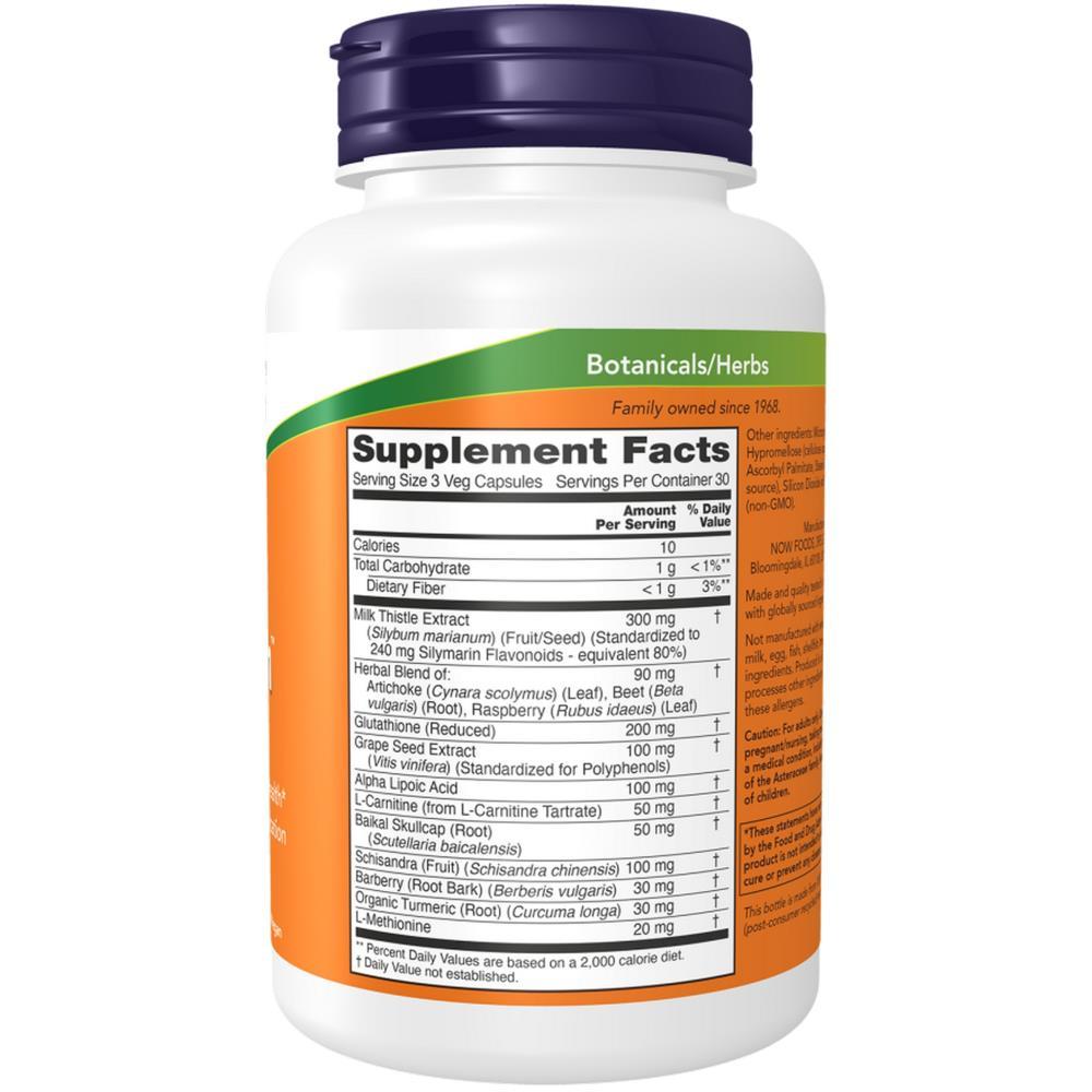 liver refresh Now Foods 90 Veg Cápsulas