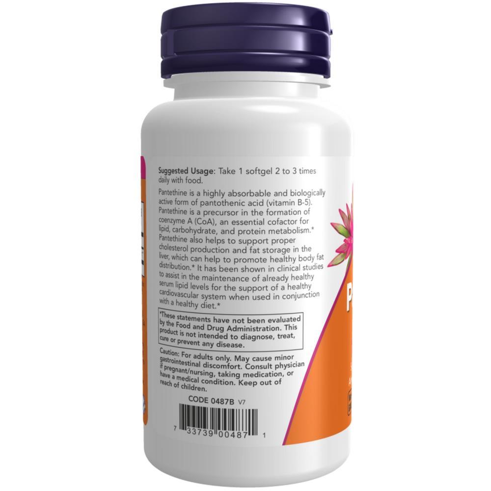 Pantethine 300 mg Now Foods 60 Cápsulas