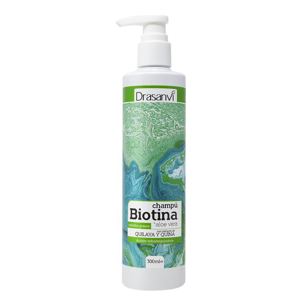 Champô Biotina e Aloe Vera Cabelo Gorduroso Drasanvi 300ml