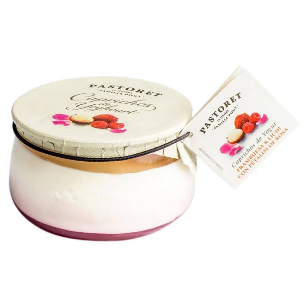 Iogurte Pastoret Framboesalichia E Pétalas Rosa 150g