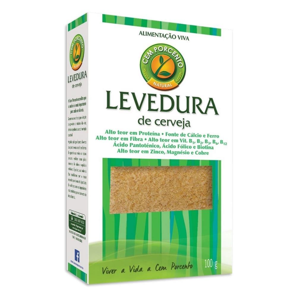 Levedura Cerveja Em Flocos Cem Porcento 100G