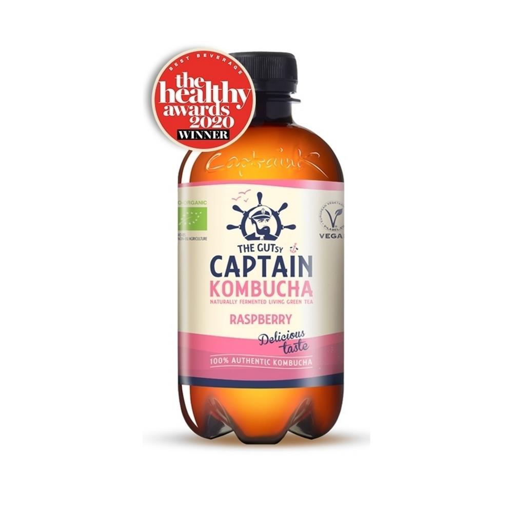 Captain Kombucha Bio Framboesa 400M