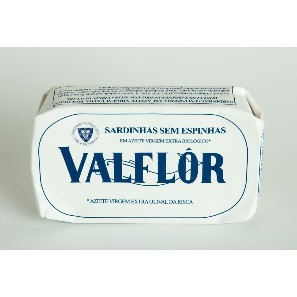 Boneless Sardines In Bio Valflôr Extra Virgin Olive Oil 120g