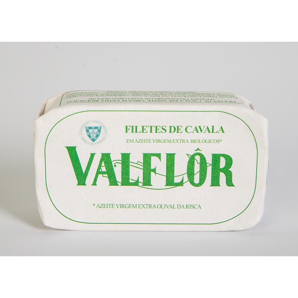 Mackerel Fillets In Bio Valflôr Extra Virgin Olive Oil 120g