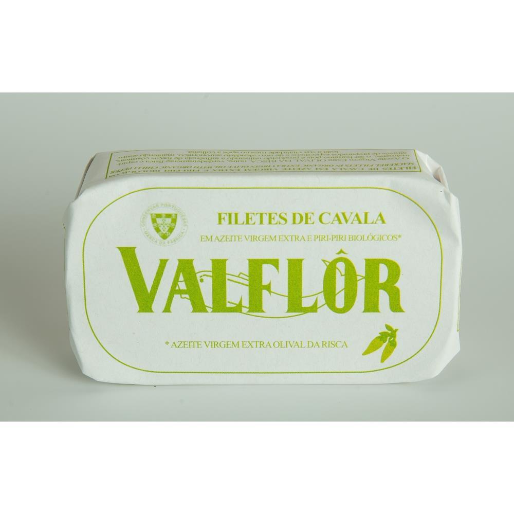 Mackerel Fillets In Extra Virgin Olive Oil And Piri-Piri Bio Valflôr 120g