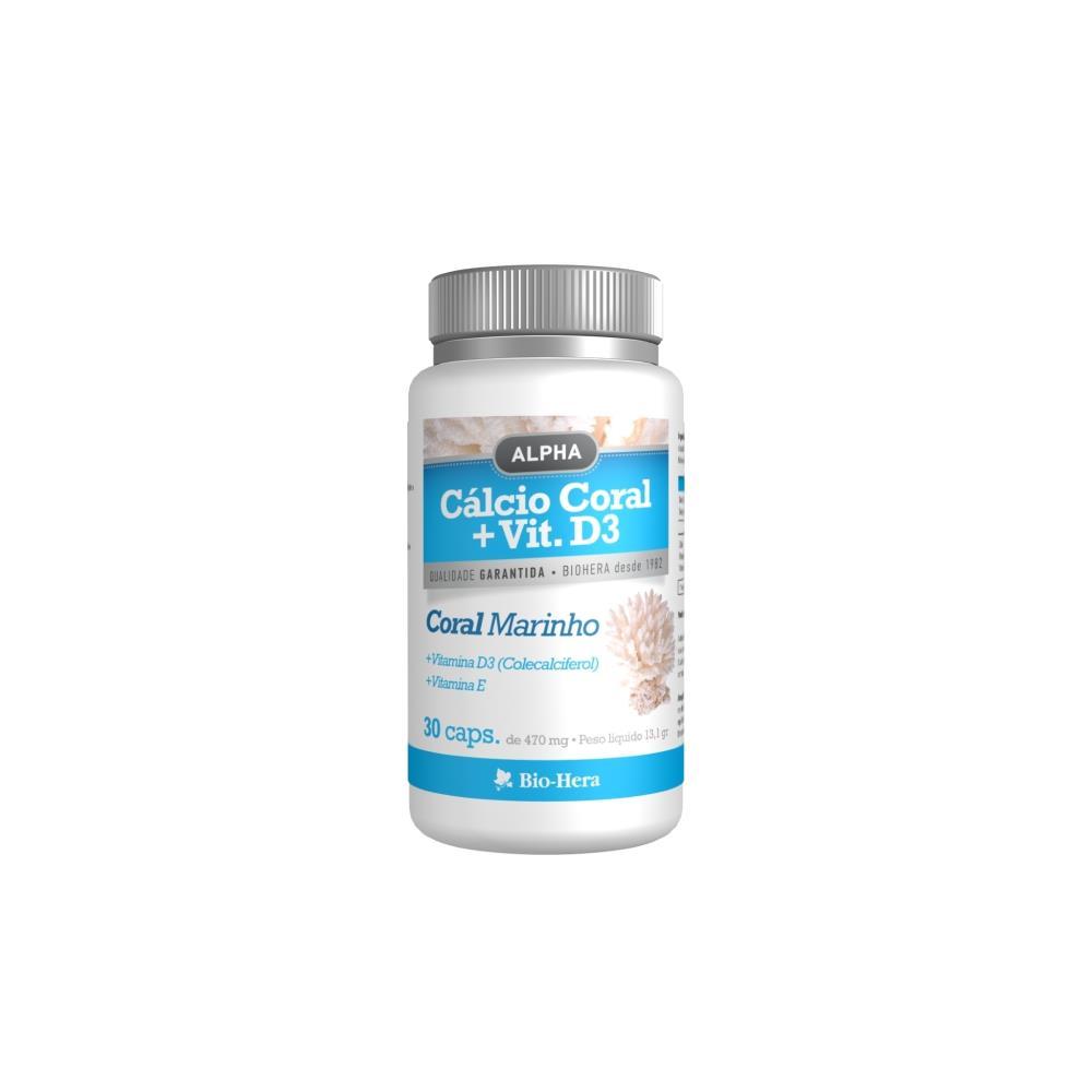 Coral Calcium + Vitamin D3 Alpha 30 Capsules