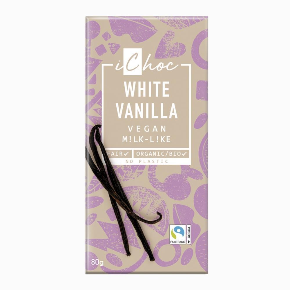 Chocolate Branco Com Baunilha Vegan Bio 80g