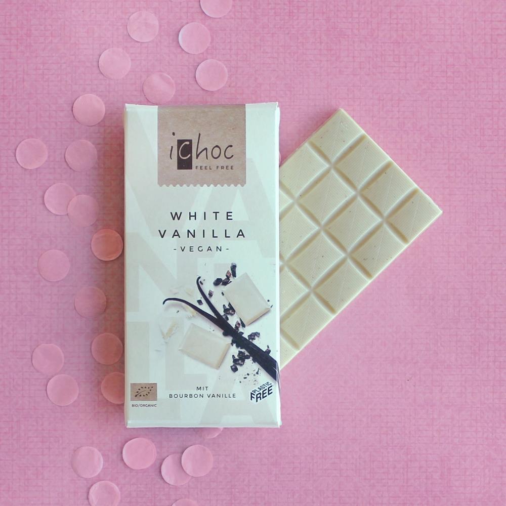 Chocolate Branco Com Baunilha Vegan Bio 80g