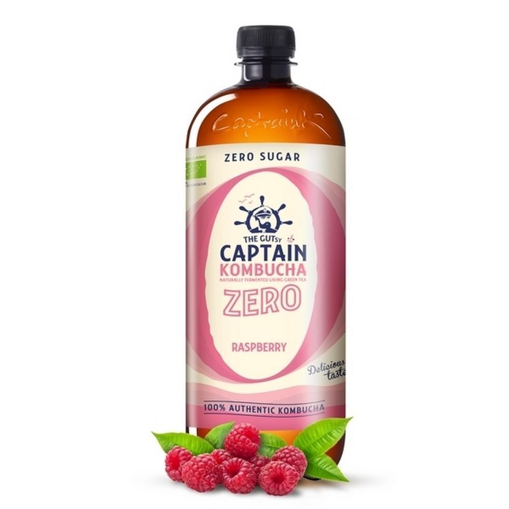 Captain Kombucha Framboesa Zero Bio 1lit