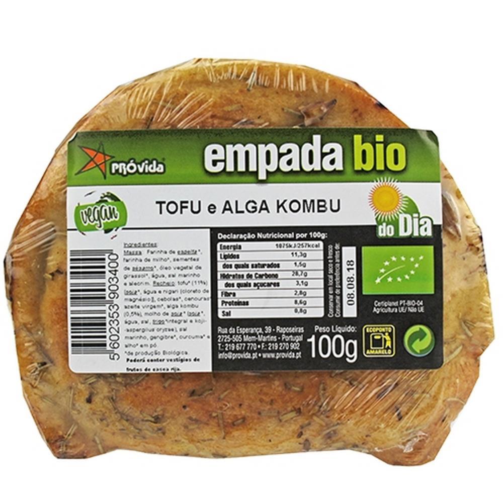 Empada De Tofu Com Alga Kombu Bio Próvida 120g