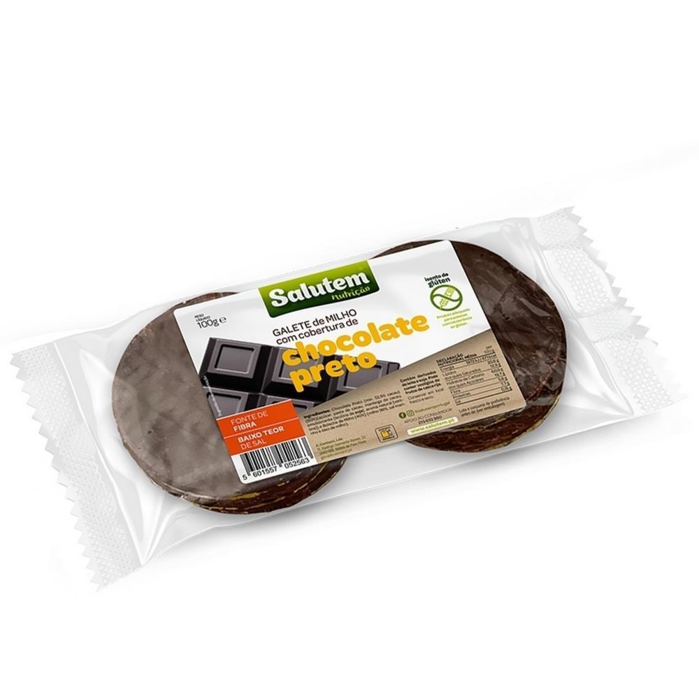 Bolacha De Milho Com Chocolate Salutem 100g
