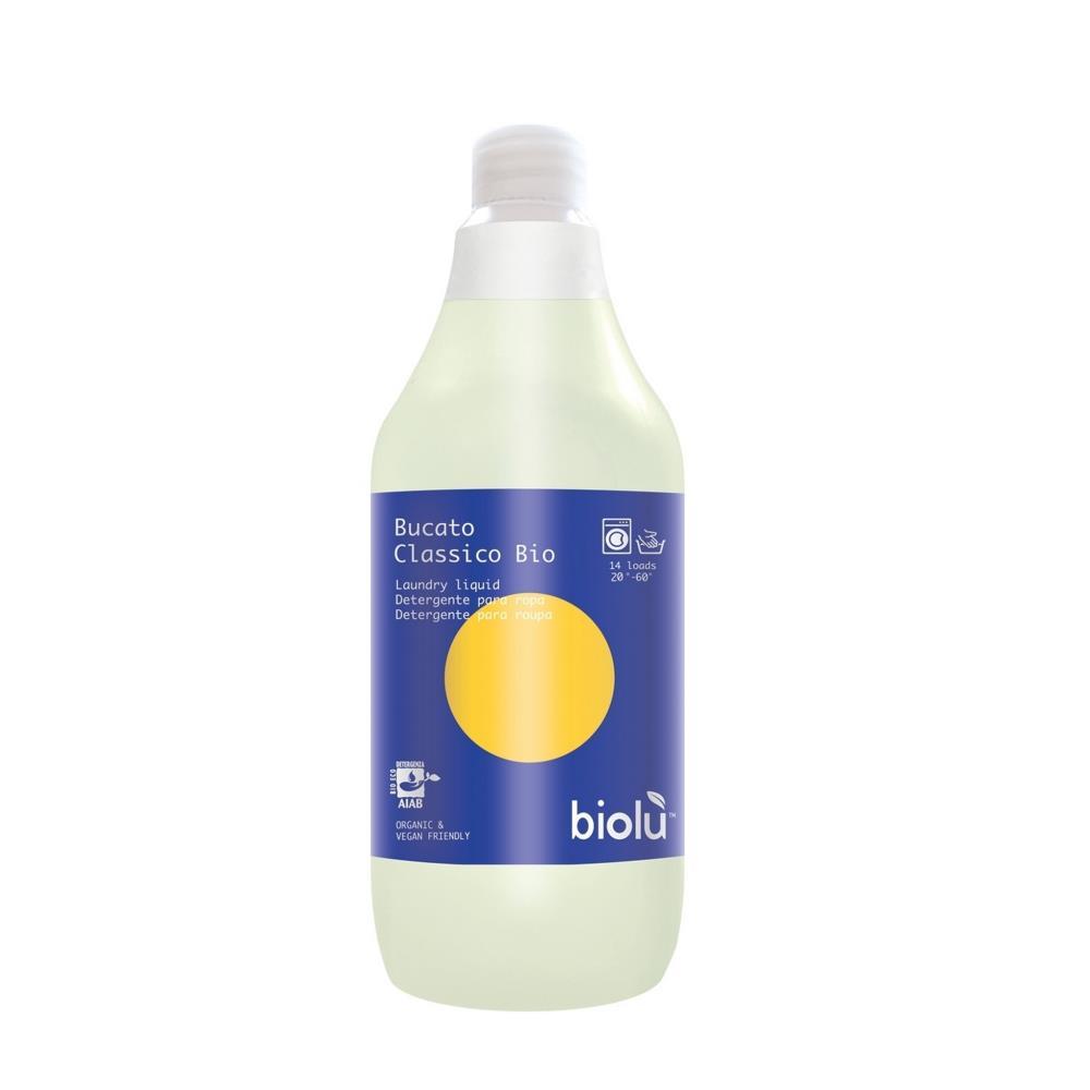 Detergente Para Roupa Branco E De Cor Lavagem À Mão E Máquina Biolu 1Lit