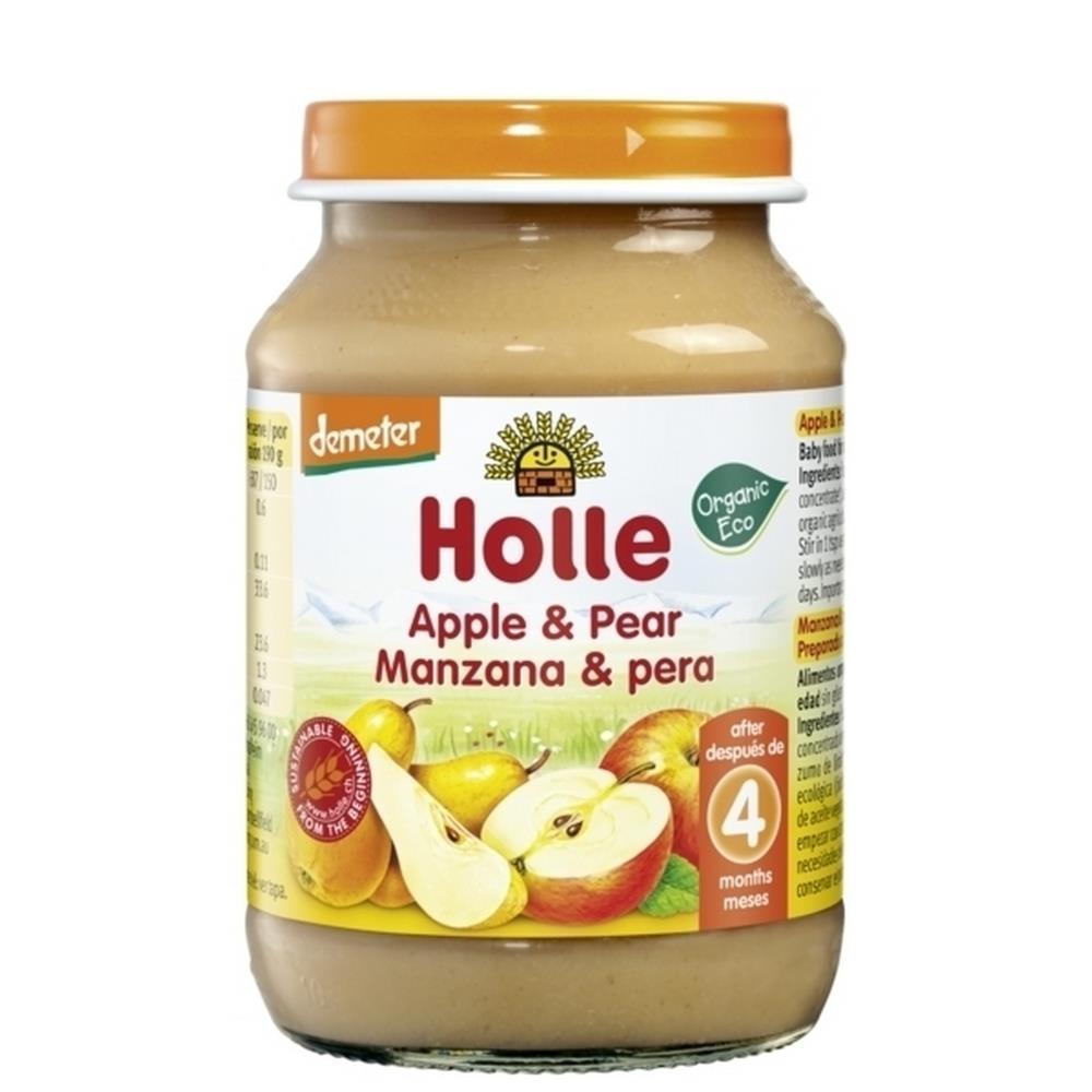 Holle Bio Pure Maca Pear 4M Jar 190G