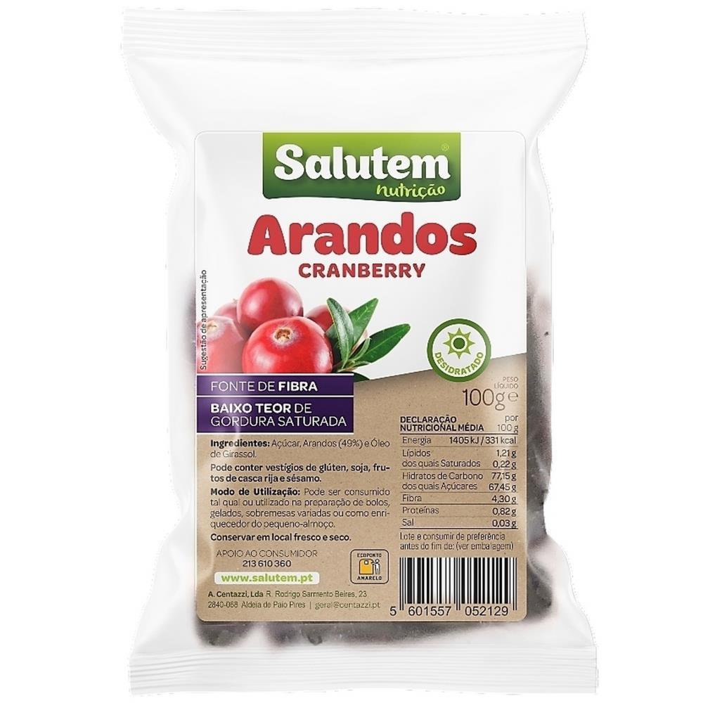 Salutem Dehydrated Cranberry Berries 100G