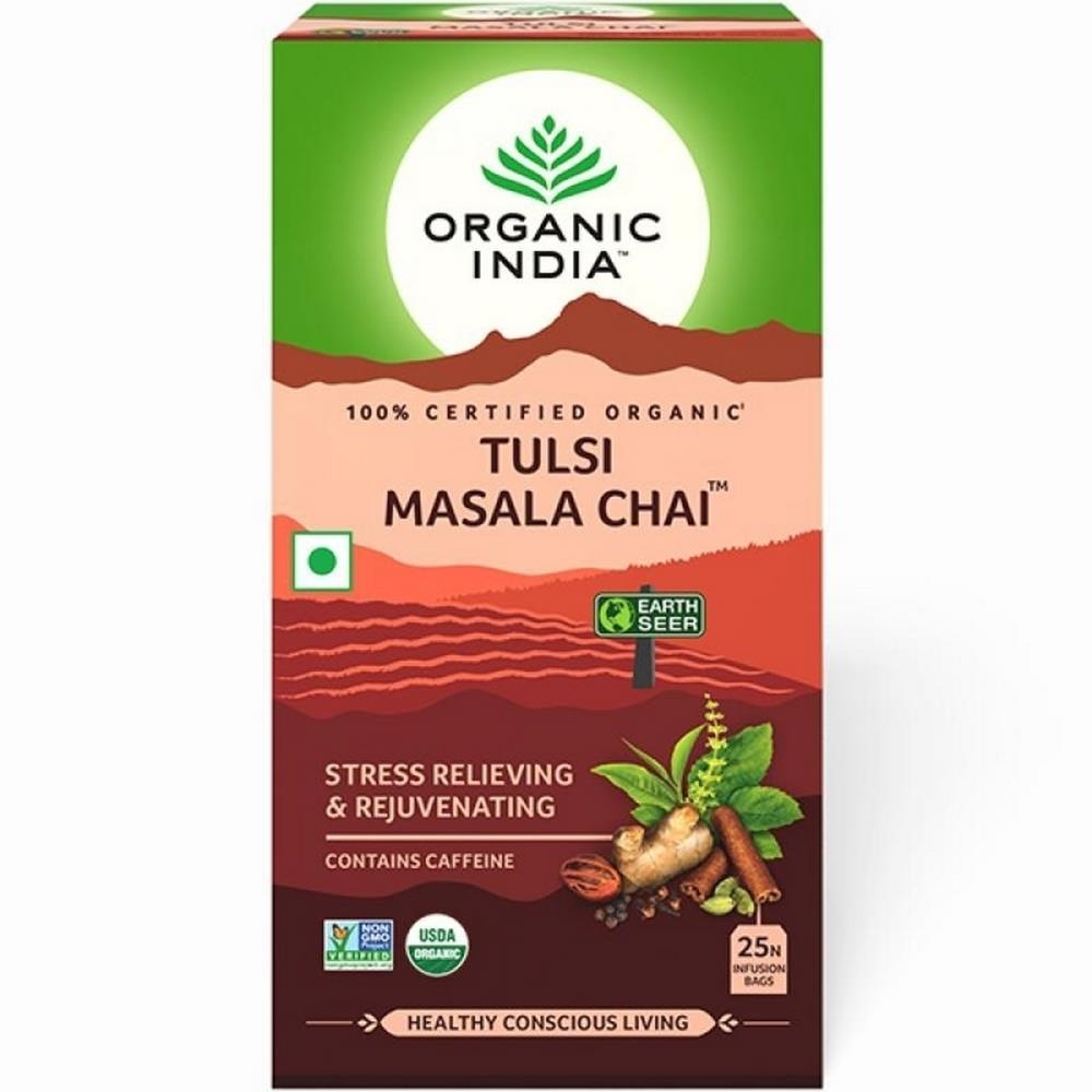 Organic India Tulsi Masala Chai 25 Sachets