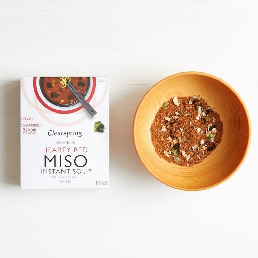 Instant Miso Soup With Seaweed Clearspring 40g