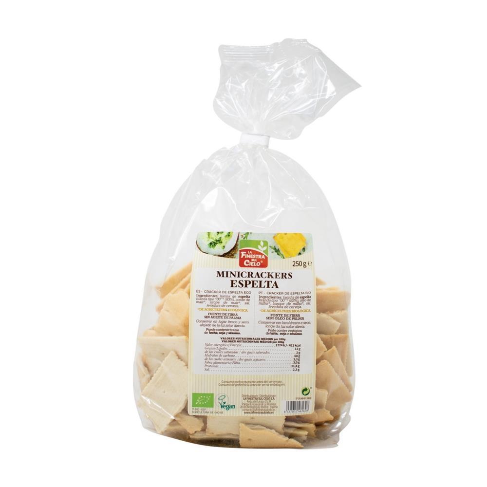 Mini Biscoito 100% Espelta Bio La Finestra Sul Cielo 250g
