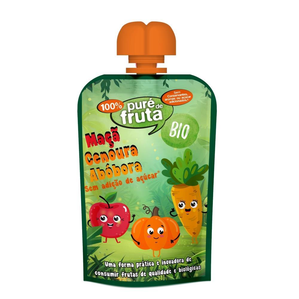 Puré Fruta Doypack Maçã Cenoura E Abóbora Próvida 100g