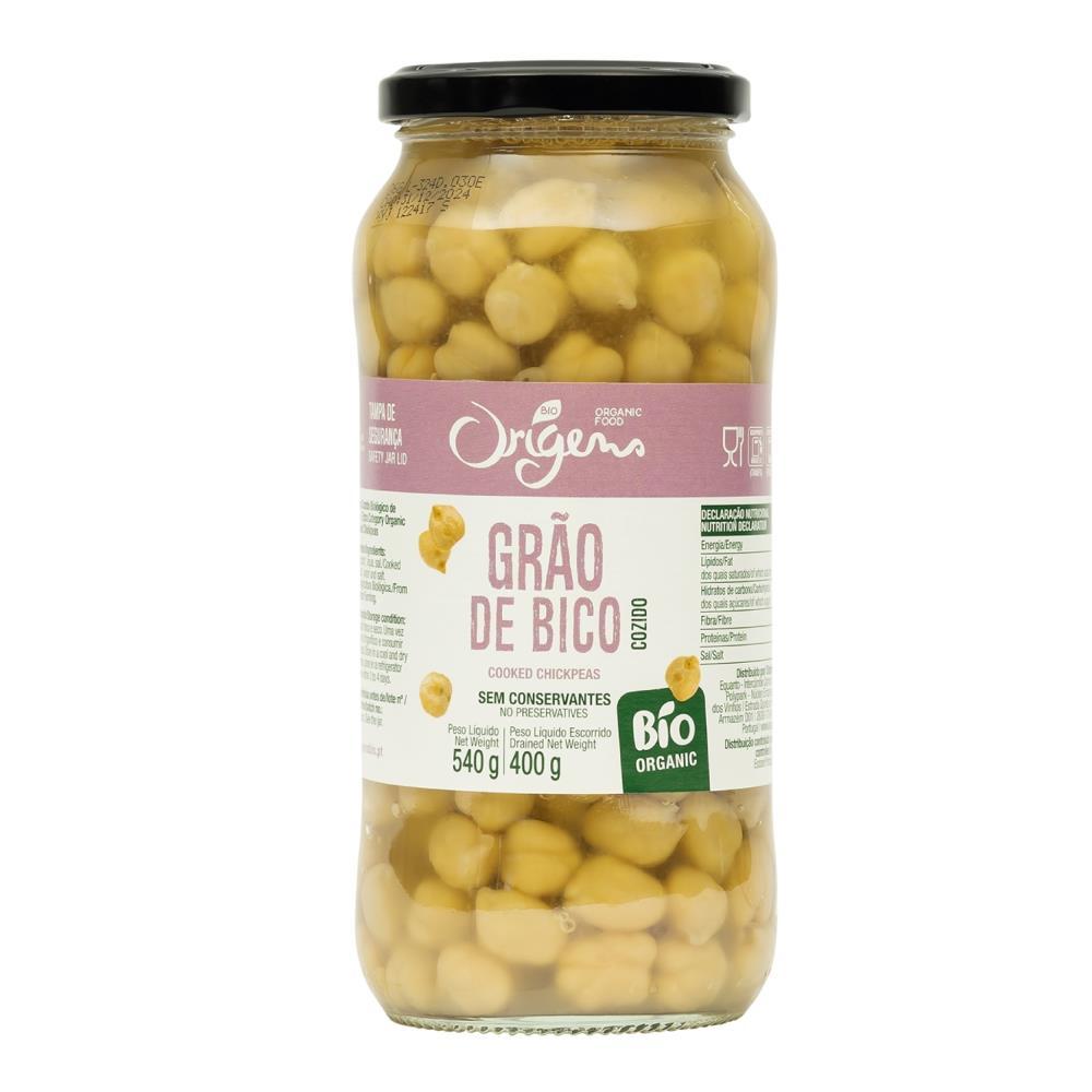 Grão De Bico Em Frasco Origens Bio 550ML