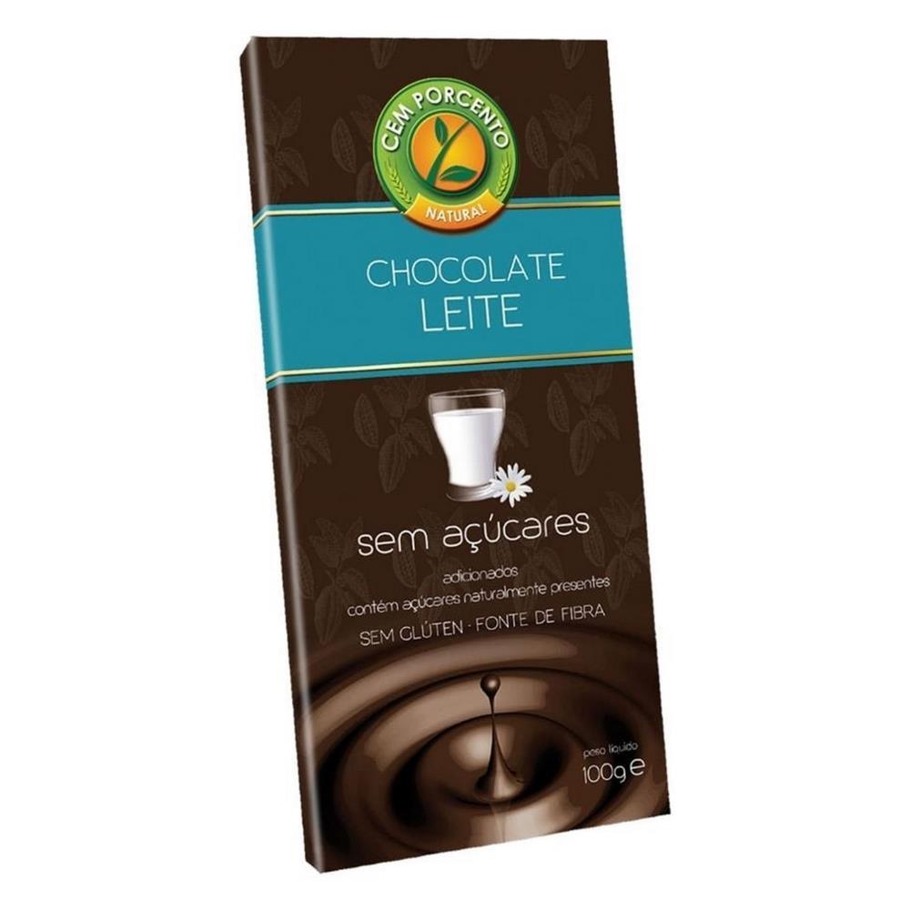 One Hundred Percent Unsweetened Milk Chocolate 100g