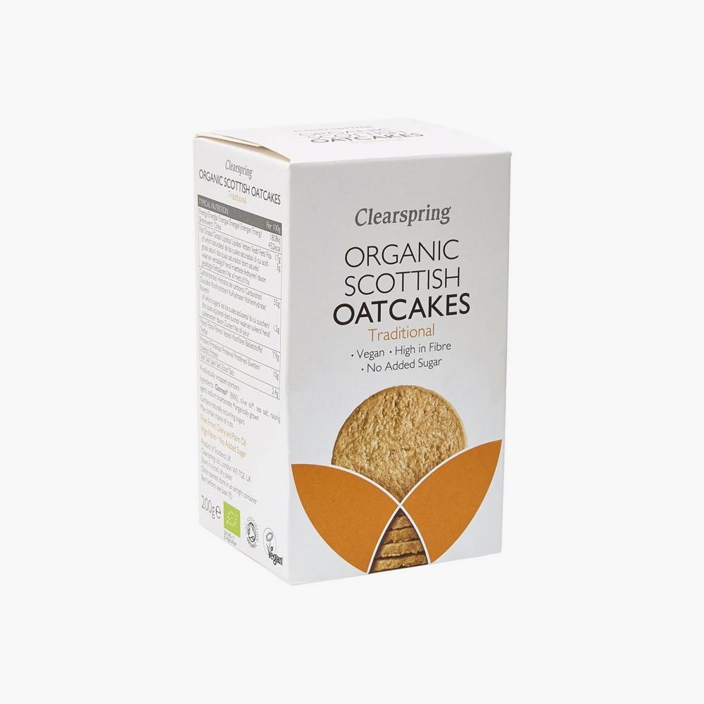 Clear Spring Crackers Aveia Tradicional Bio 200g