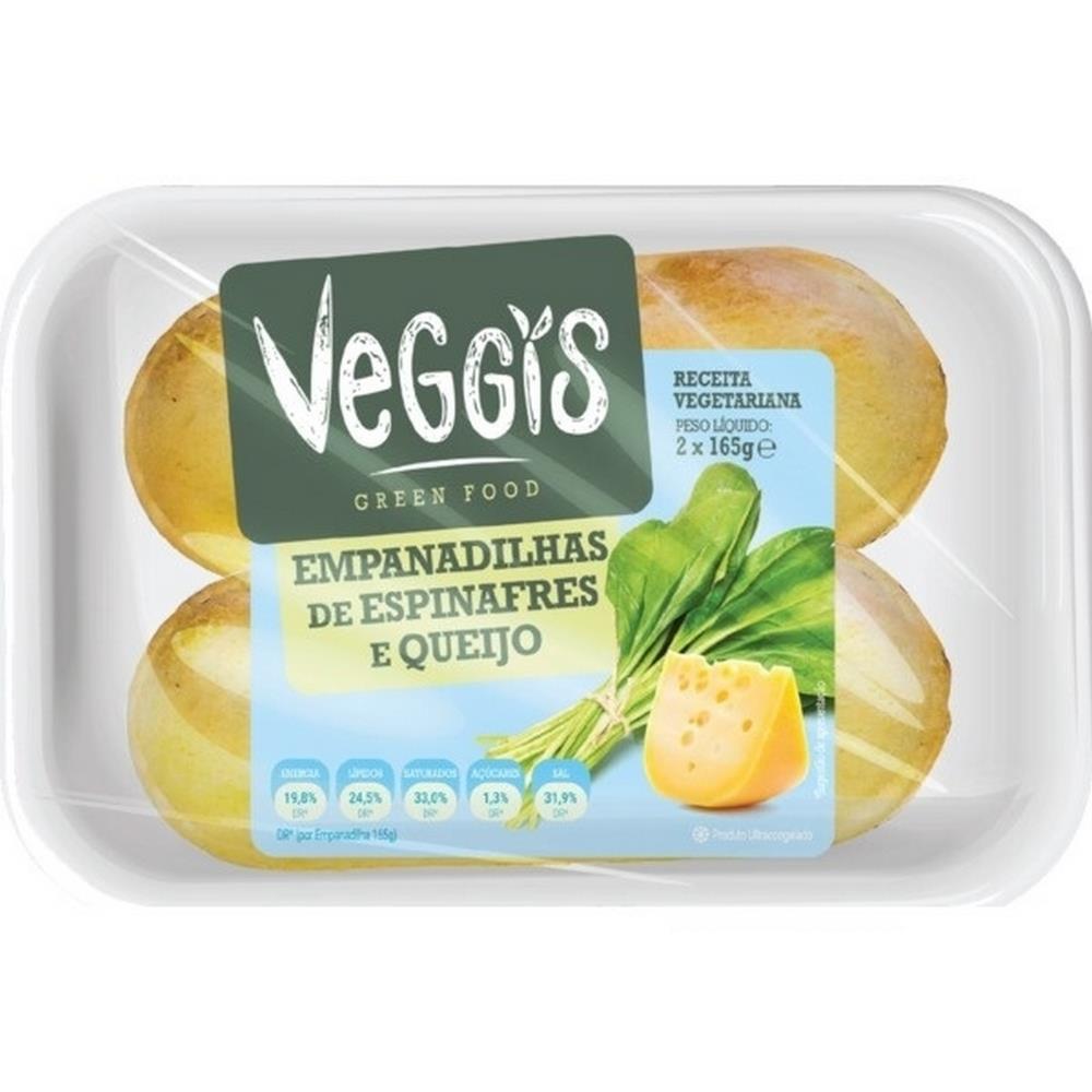 Empanadilhas de Espinafres 2x165g Veggis 330g