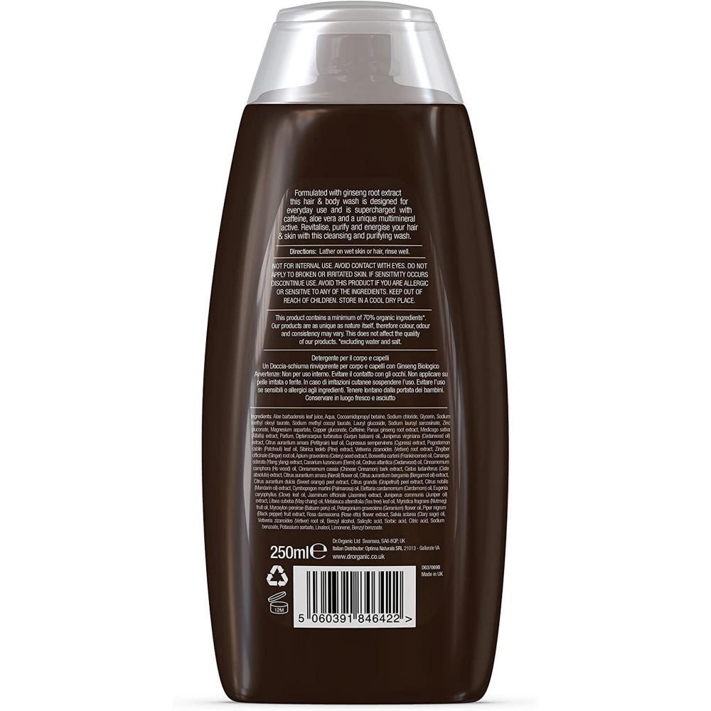 Champô E Gel De Duche 2 Em 1 Ginseng Dr.Organic 250ml
