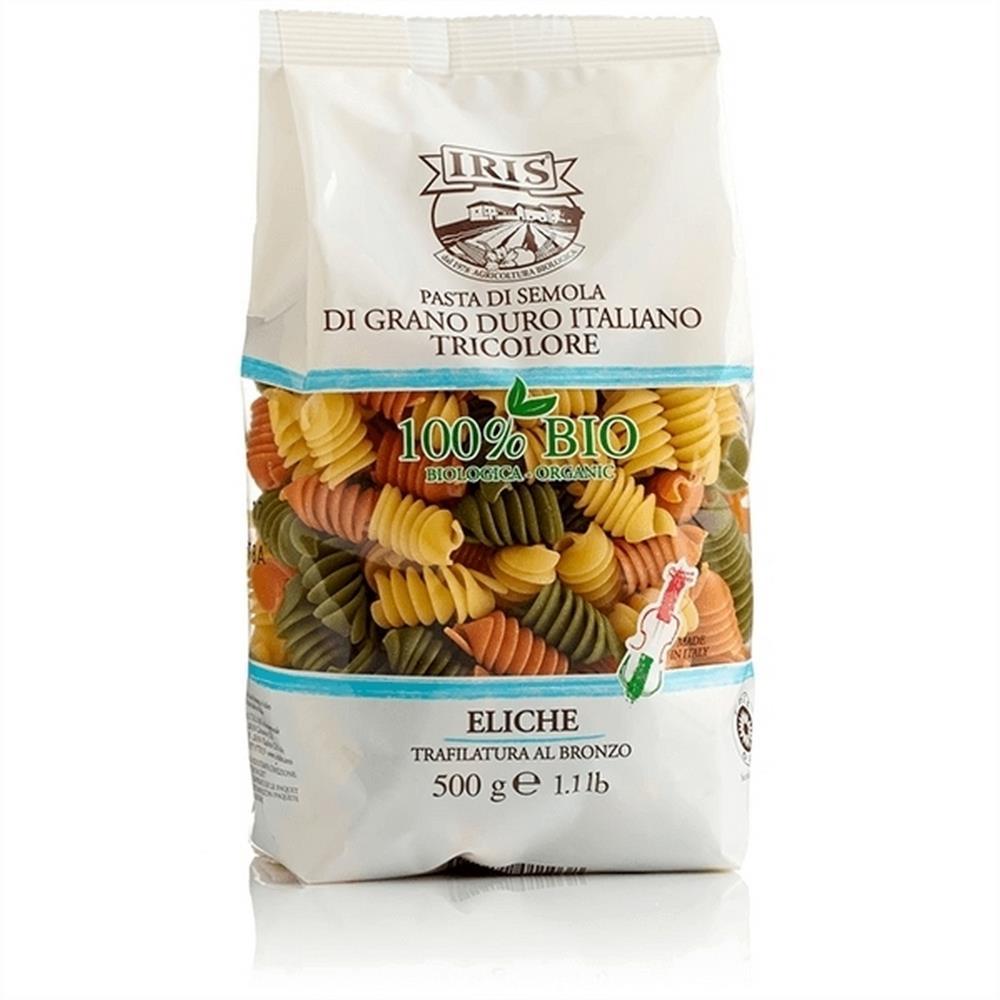 Iris Bio Wheat Tricolor Fusilli Propellers 500g