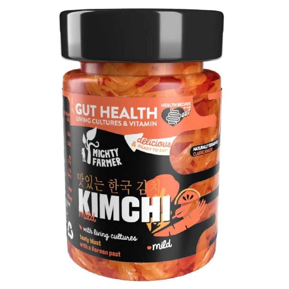 Kimchi Couve Chinesa Fermentada Picante Mighty Farmer 320g