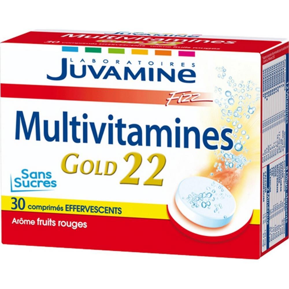 Fizz Mutivitaminas Gold Efervescentes Laboratoires Juvamine 30 Comprimidos